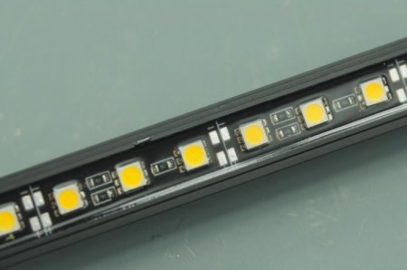 (image for) 1.2Meter Black Superbright Waterproof LED Strip Bar 39.3inch 5050 5630 Rigid LED Strip 12V With DC connector