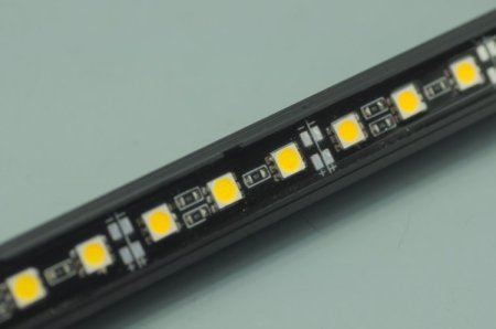 (image for) 0.5Meter Black Superbright Waterproof LED Strip Bar 39.3inch 5050 5630 Rigid LED Strip 12V With DC connector