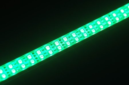 (image for) 0.5Meter 12V Double Row 20inch Superbright Waterproof 5050 RGB Color Changing LED Rigid Strip Bar 60LEDs