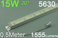 (image for) 0.5Meter Double Row Waterproof LED Strip Bar 20inch 5630 Rigid LED Strip 12V With DC connector 72LEDs