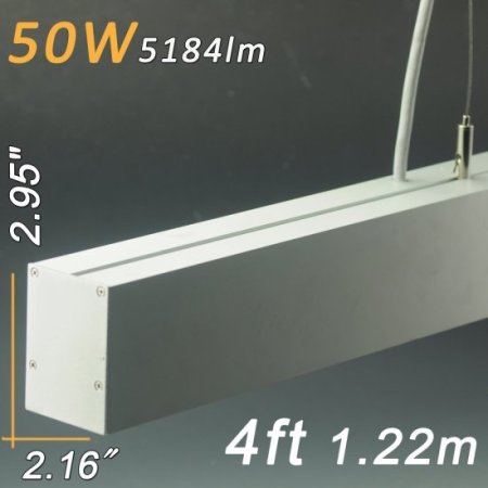 (image for) LED Linear Suspension 4ft 1.2 Meter 2.76"x1.97" 50W AC120-277V