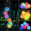 (image for) Outdoor Solar Ball Wind Chime Lights for Garden, Patio, Party, Yard, Window, Outdoor Decorations