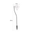 (image for) Outdoor Solar Diamond Lights, 2 Pack Solar Lawn Lights for Garden Terraces, Flowerbeds, Lawn Paths