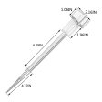 (image for) Outdoor Solar Lawn Lights, LED Stainless Steel Floor Lights For Garden Path Terrace Lawn Decoration (10 Pack)