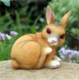 (image for) Solar Garden Lights Outdoor Garden Rabbit Statue Decoration
