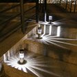 (image for) Solar Lawn Light, Waterproof Hollow Projection Solar Floor Light for Garden Passage Lawn Paths (2 Pack)