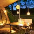 (image for) Solar Waterproof Outdoor Hanging Lights for Garden, Patio, Backyard, Pathway, Landscape Decor - 2 Pack