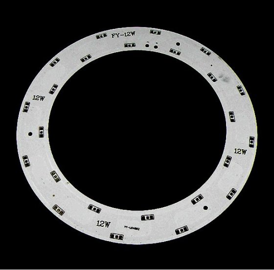 (image for) 12W 24LED SMD5630 Circular Ceiling Light Aluminum Plate Outer Diameter 190mm Inner Diameter 140mm