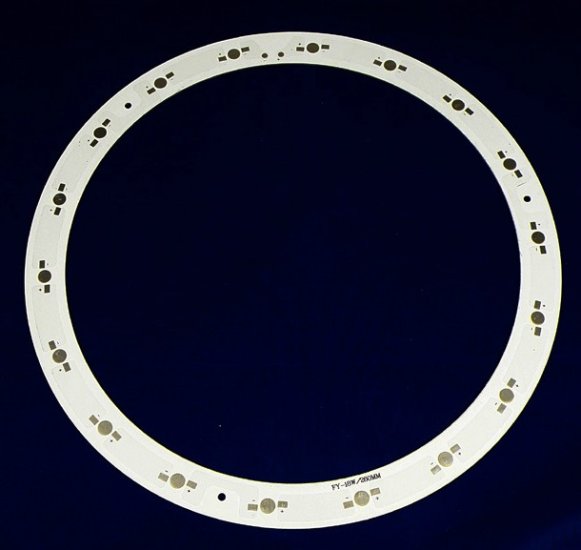 (image for) 18W LED High Power Circular Aluminum Plate Outer Diameter 260mm Inner Diameter 220mm