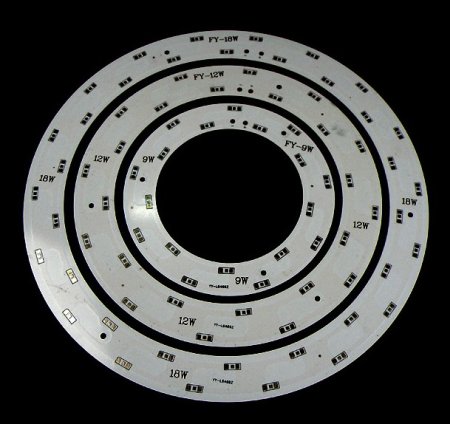 (image for) 18W 12W 9W SMD5630 5730 Circular Ceiling Light Aluminum Plate Combination Diameter 250mm 190mm 130mm