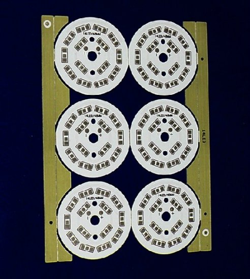 (image for) 7W 14LED SMD5730 5630 Circular Aluminum Plate Diameter Combination Î¦48mmx6