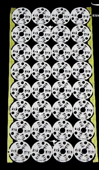 (image for) 3W 6LED SMD5630 5730 Circular Aluminum Plate Diameter Combination Î¦32mmx32 Star Type