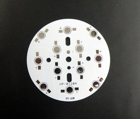 (image for) 12W LED High Power Aluminum Plate 12 Series Connections Diameter 78mm