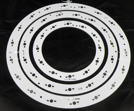 (image for) 18W 15W 12W High Power LED Aluminum Plate Combination Circular Ceiling Diameter 260mm 206mm 150mm