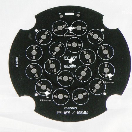(image for) 15W 18W LED High Power Aluminum Plate Diameter 158mm Ceiling Light Plate