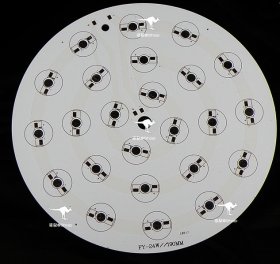 24W 18W LED High Power Aluminum Plate Diameter 190mm Ceiling Light Plate