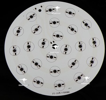 (image for) 24W 18W LED High Power Aluminum Plate Diameter 190mm Ceiling Light Plate