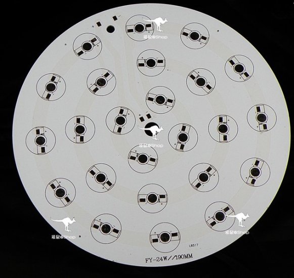 (image for) 24W 18W LED High Power Aluminum Plate Diameter 190mm Ceiling Light Plate