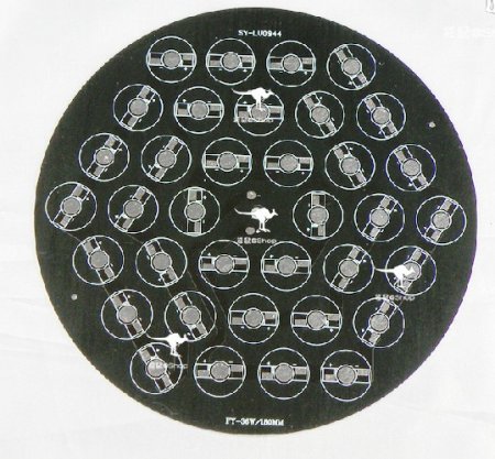 (image for) 36W LED High Power Aluminum Plate Diameter 180mm Ceiling Light Aluminum Plate