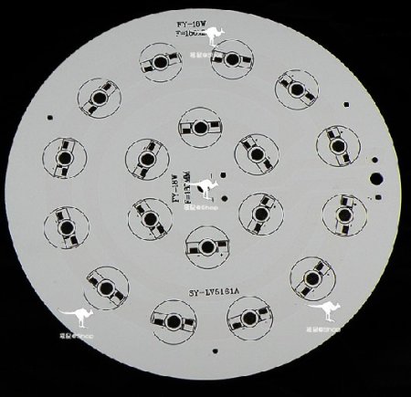 (image for) 18W LED High Power Aluminum Plate Diameter 180mm Ceiling Light Aluminum Plate