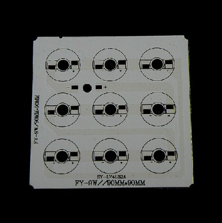 (image for) 9W 12W 16W 24W LED High Power Square Aluminum Plate For Spotlights Ceiling Light