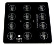 12W 125x125mm RGB LED High Power Rectangular Aluminum Plate 4 Series Connections 3 Parallel connections Common Anode For Spotlights Ceiling