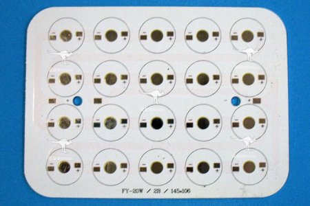 (image for) 20W 145x106mm LED High Power Rectangular Aluminum Plate 10 Series Connections 2 Parallel connections For Floodlight