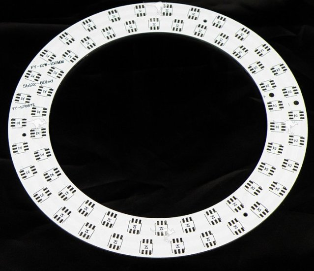 (image for) 12W 60 SMD5050 circular Ceiling Light Aluminum Plate Outer Diameter 150MM Inner Diameter 110mm