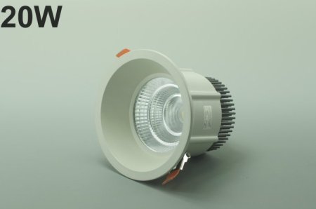 (image for) LED Spotlight 9W Cut-out 90MM Diameter 4.2" White Recessed LED Dimmable/Non-Dimmable LED Ceiling light