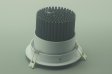 (image for) LED Spotlight 7W Cut-out 72MM Diameter 3.2" White Recessed LED Dimmable/Non-Dimmable LED Ceiling light