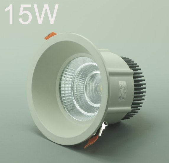 (image for) LED Spotlight 15W Cut-out 125MM Diameter 5.5\" White Recessed LED Dimmable/Non-Dimmable LED Ceiling light