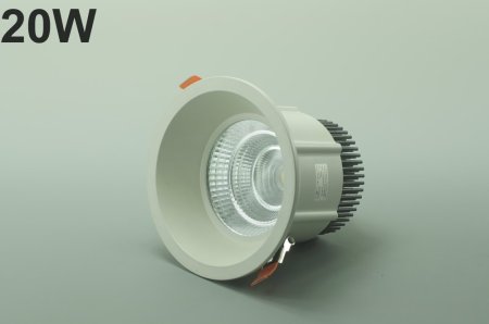 (image for) LED Spotlight 9W Cut-out 90MM Diameter 4.2" White Recessed LED Dimmable/Non-Dimmable LED Ceiling light
