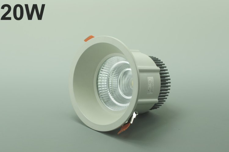 (image for) LED Spotlight 9W Cut-out 90MM Diameter 4.2\" White Recessed LED Dimmable/Non-Dimmable LED Ceiling light