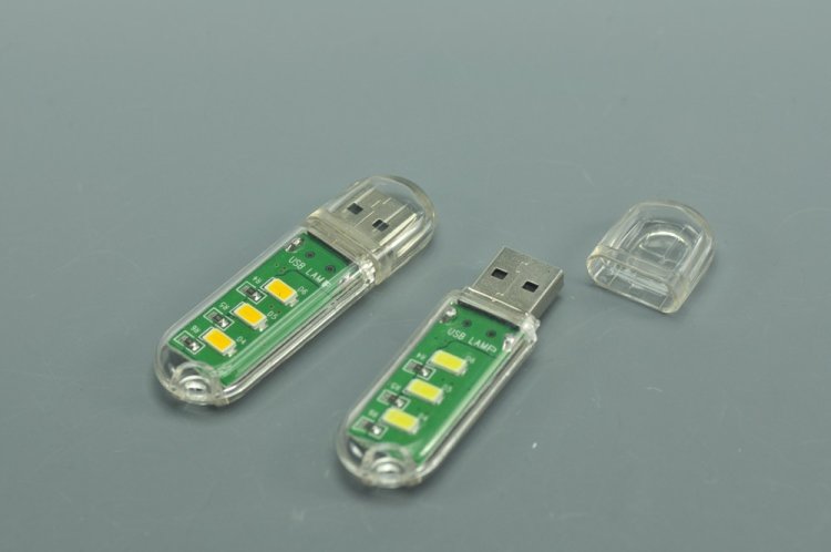 (image for) 3LED MINI USB Mobile Power Camping Lamp LED Night Light Lamp